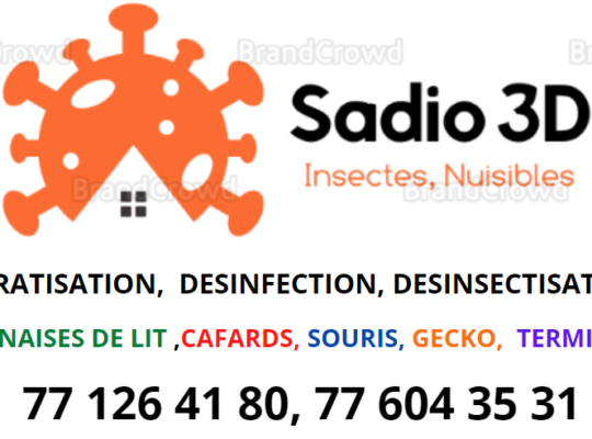SADIO 3D service de deratisation . de desinfection