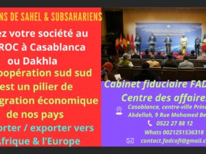 création des sociétés à Casablanca MAROC