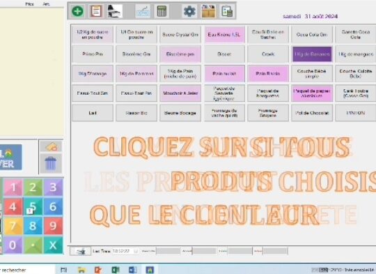 LOGICIEL DE CAISSE ENREGISTREUSE