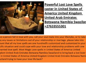 No.1 Lost Love Spells caster and Black Magic mast